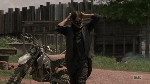 abnormal-angelgifs:Daryl Dixon - The New Beginning (The Walking Dead 9x01)((Daryl Dixon Struts into 