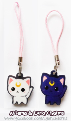 leydhen:  Artemis and Luna Charm by *Soul-Soar