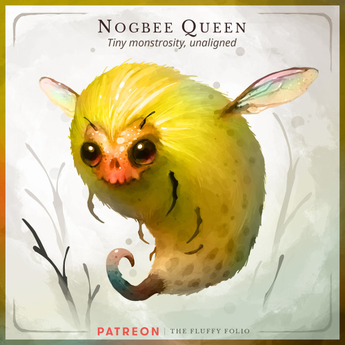 Nogbee Queen – Tiny monstrosity, unaligned+ Swarm of Nogbees – Small swarm of Tiny monst