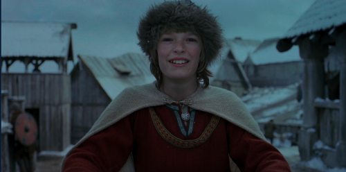 Le jeune Oscar Novak et Nicole Kidman dans “The Northman” de Robert Eggers, mai 2022.