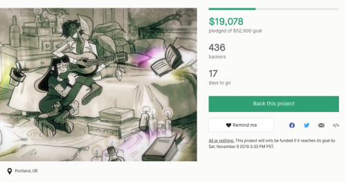 13 days down, 36% funded! Reblog to support POWER &amp; MAGIC: The Queer Witch Comics Anthology,