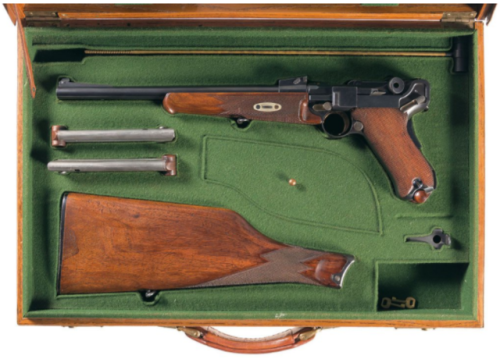 Presentation cased DWM Model 1902 Luger carbine.from Rock Island Auctions