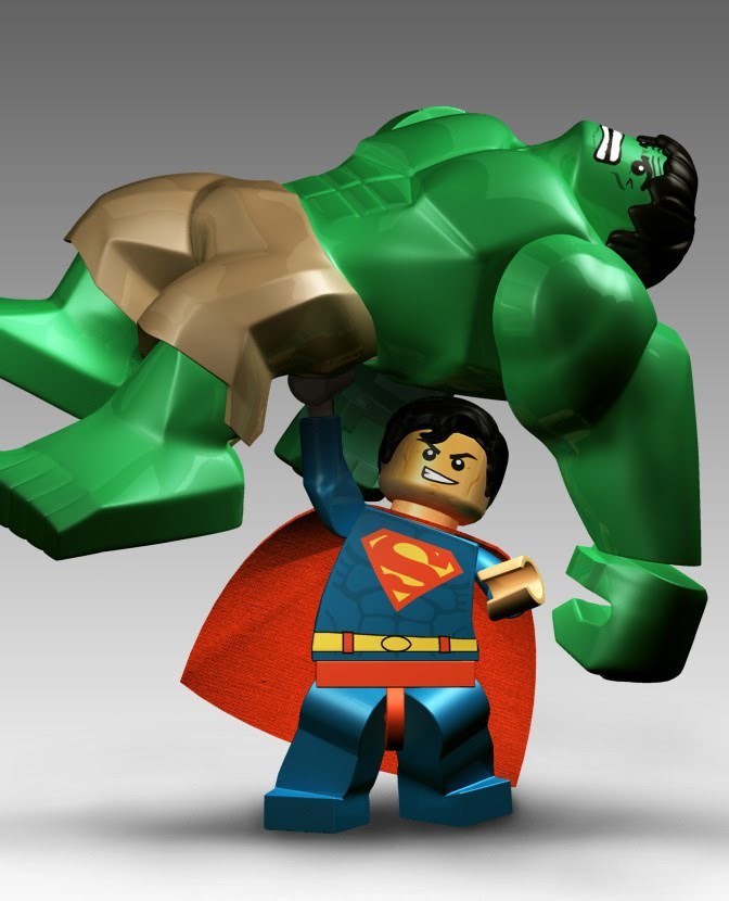 Superman vs Hulk: Photo