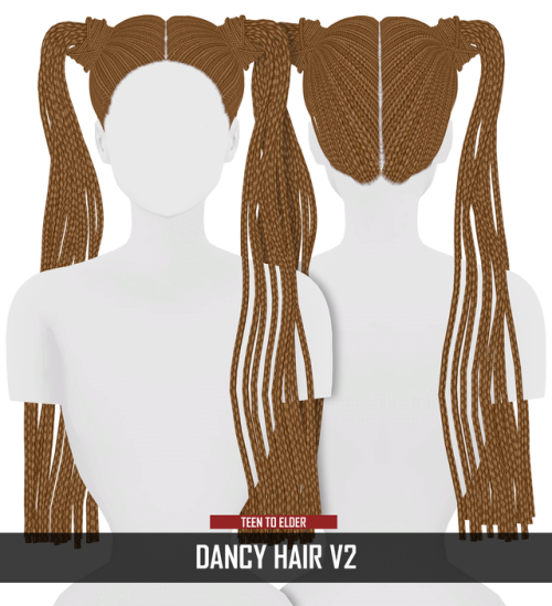 redheadsims-cc: DANCY HAIR + BEACH DANCY CAP NEW MESH Compatible with HQ Mod Custom Thumbnail All 