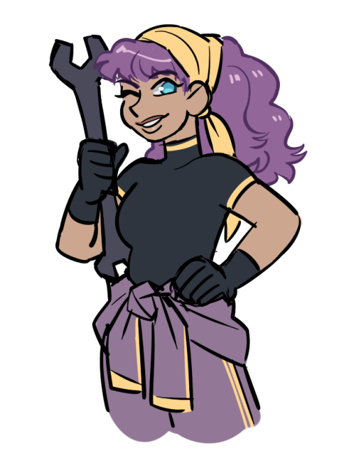 beasies:Nautica!! she ended up being a kind of love letter to my two favorite mechanic ladies: winry