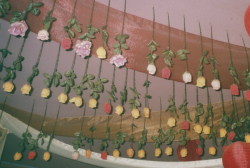 graceandgirlhood:  FLOWERS ON THE WALL by Miriam Marlene Waldner 