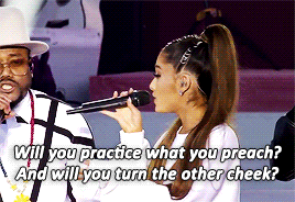 yourstrulys:  Ariana Grande and The Black Eyed Peas performing “Where is the Love?”
