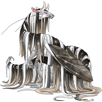 My double white g1 as a veil reminds me at once of dark, glittering winter nights, and Vicar Amelia.