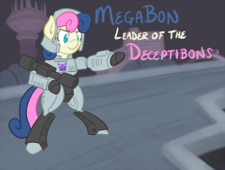 bonpun:  MegaBon, leader of the DeceptiBons