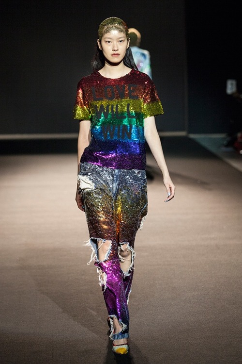 Ashish 10 Years Anniversary retrospective, Fashion in Motion at the V&amp;A Museum, London.