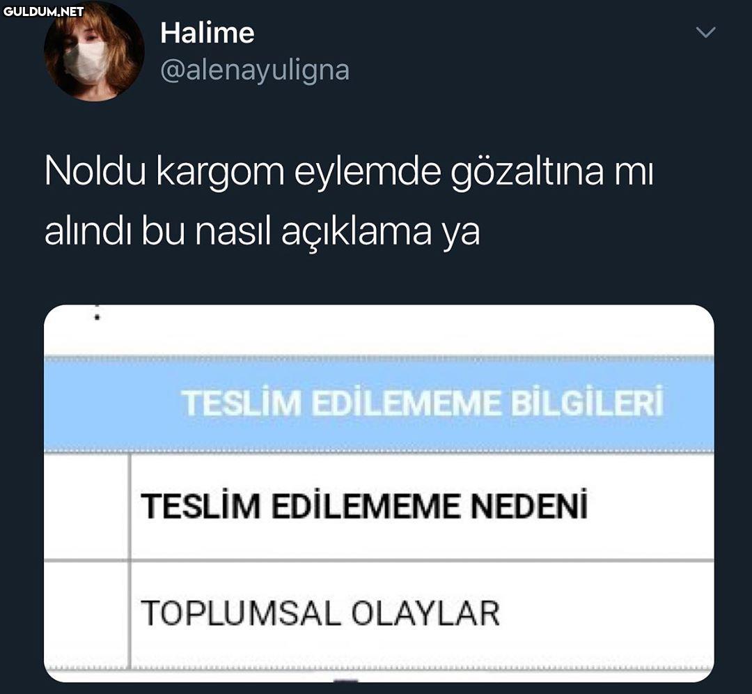 geçerli neden Halime...