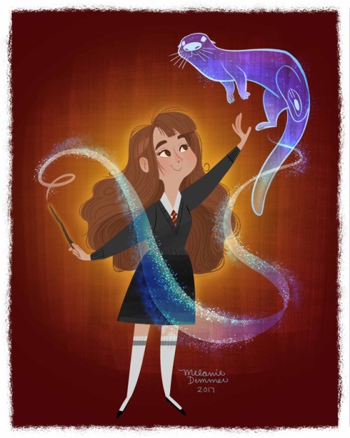 artbymelanie:In honor of the  20th Anniversary of Harry Potter, I drew Hermione Granger <3