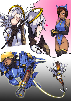 Borealisowl:  Overwatch Graffiti/ 流星R  Oq   Dat Pharah~ &Amp;Lt; |D’‘‘‘