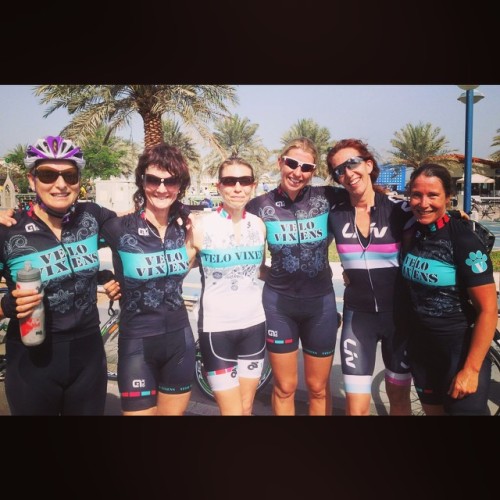 velovixensdubai: Alison, Helen, Bea, Beck, Sara and Amelie at the #AdnocChallenge in Abu Dhabi repre