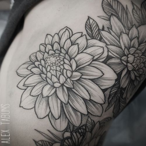 kooltattoos:  details #tattoo #flowers #flowertattoo #blackart #blxckink #blackworkers #blackworkerssubmission #vbiproteam #vladbladirons #vladbladneedles #tabuns #alextabuns #dahlias #dahliastattoo #linework (by alex_tabuns via kooltattoos)