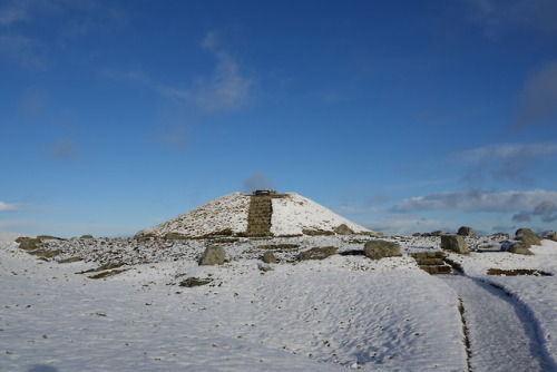 Cairnpapple Hill, Bathgate, nr. Edinburgh, 11.2.18. A prehistoric burial complex from the Neolithic 