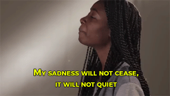 gay4nature:  crime-she-typed:  sizvideos:  This is what it feels like to be depressedVideo  Yes a Black woman speaking up about mental health!! Representation at its finest ✊🏾🙏🏾  lupus!!