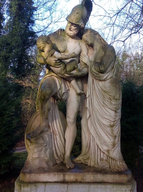 absolutely obsessed with this statue of hector and andromache I found out about the other day&hellip