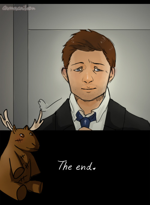 camacaileonne: Destiel parenting AU - Protective Moose has a lot of scars, looks like this wasn&rsqu