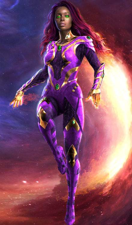 justiceleague:First look at Koriand’r/Starfire in “Titans” S3