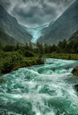 rorschachx:  Briksdal glacier - Norway | image by Paolo P.