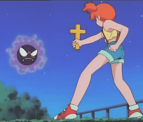 celica-soupra:Where she findin’ Judeo-Christian symbols in a world where God is a Pokemon?