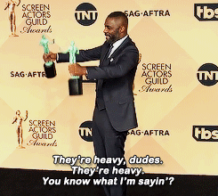 rubyredwisp:  Idris Elba in the pressroom at the 22nd Annual Screen Actors Guild Awards