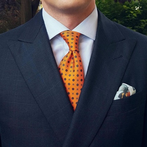 Orange#Tiesday @blekit#MensFashion #MensWear #MensStyle #MensLook #MensClothing #MensSuitStyle #Suit