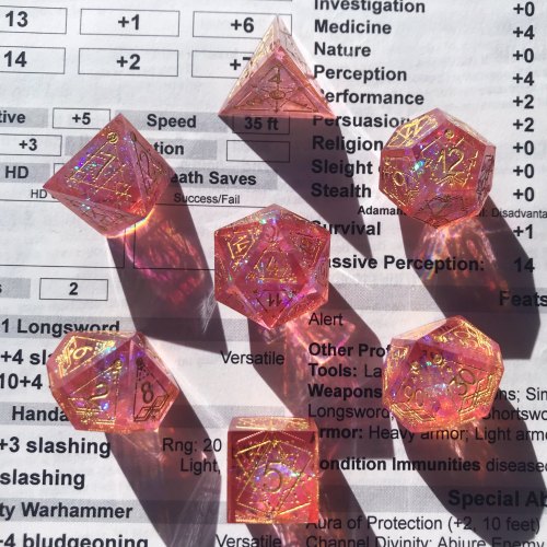 Okay, I knew I said I was over the whole “precision edged dice with cellophane in” trend–but I