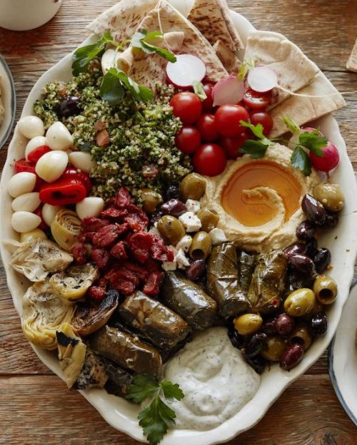 rmcoleman:Vegetarian Mezze platter