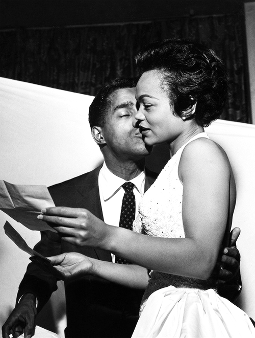 Porn Pics deborahkerr:  Sammy Davis, Jr. and Eartha