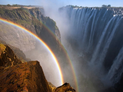 Porn Pics awkwardsituationist:  victoria falls. above: