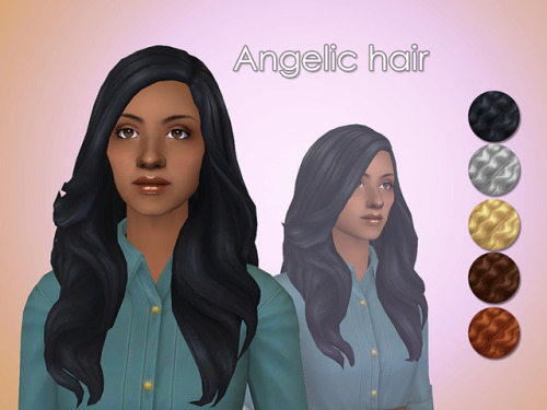 4 to 2 Angelic hair conversion, originally by Wildspit. From teen to elder, binned and compressed, g