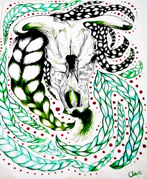 jewist:  various drawings by Claire Boucher aka Grimes 