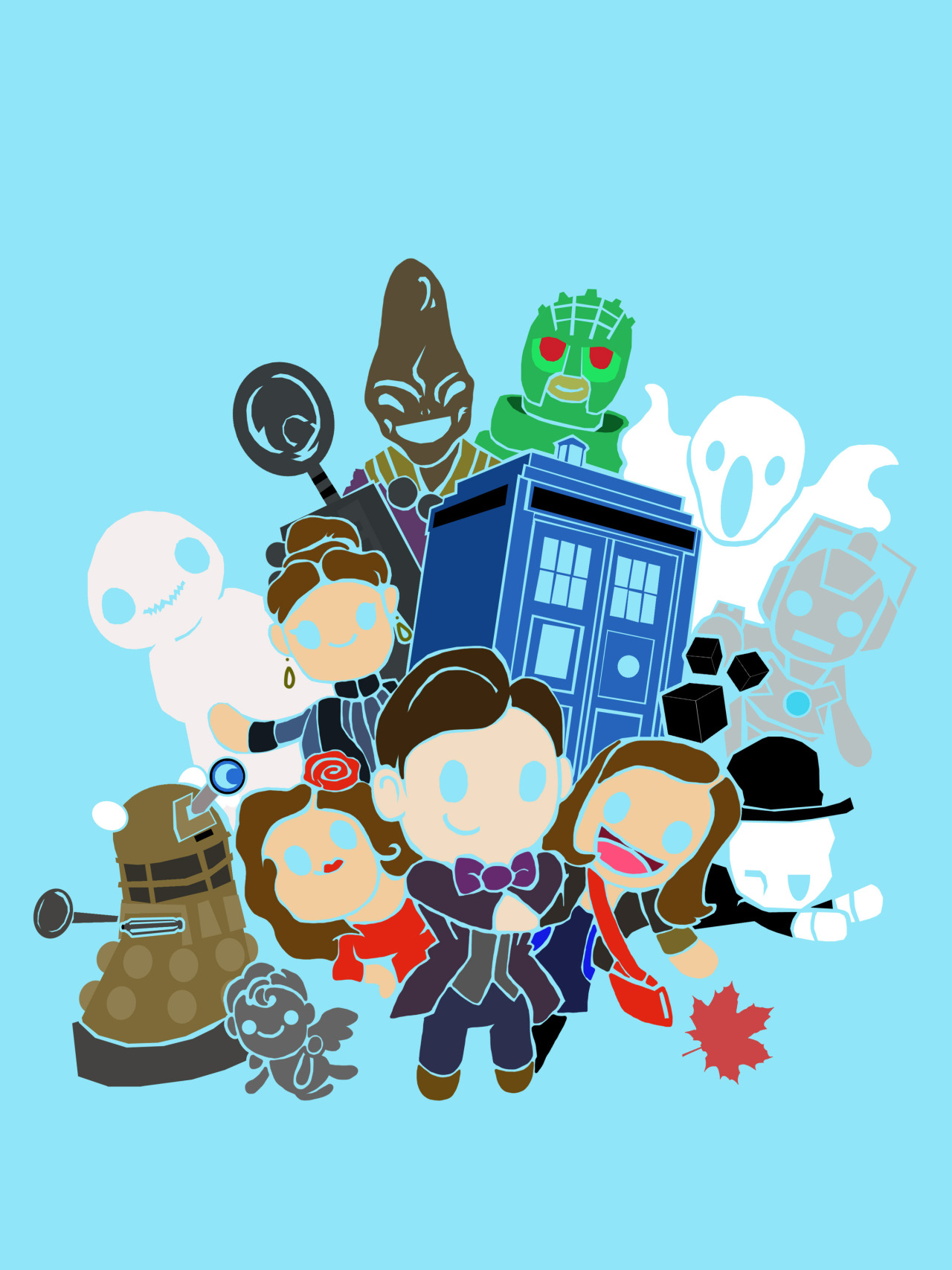 wolfiboi:  DOCTOR WHO SERIES 7 DESIGN/ TSHIRT Available to buy at: http://www.redbubble.com/people/wolfiboi/works/10244626-doctor-who-series-7-design?p=t-shirt