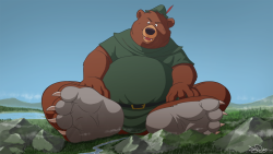 rodneybear:Macro little John. http://www.furaffinity.net/view/15414027/