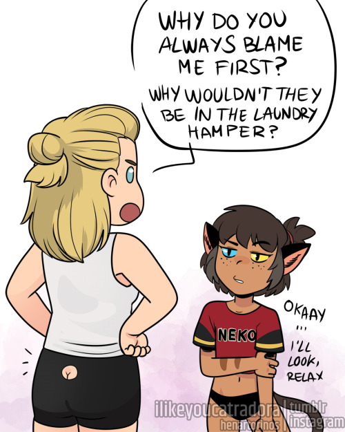 ilikeyoucatradora:When you think about how Catra has to cut a hole in all her bottom clothesBONUS:Ca