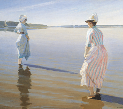fordarkmornings: Sommerdag, 1888.  Harald Slott–Møller (Danish, 1864–1937) Oil on canvas