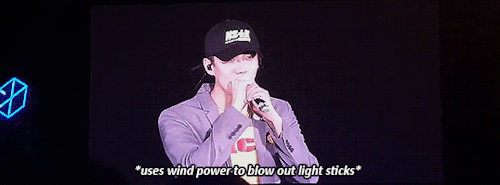 veriloquentmind:sehun, baekhyun, chanyeol, and xiumin using their powers to control exo-ls’ light st