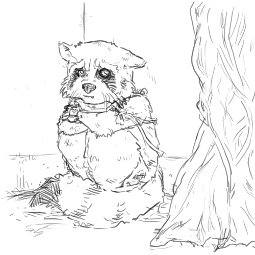 nextbodypartyoumoveillblowoff:  ladynorthstar:  Rocket and Groot’s first meeting  I just have lots of feelings for those those two interstellar jerks  THINGS THAT ARE NOT EVER GONNA BE FUCKING OKAY 