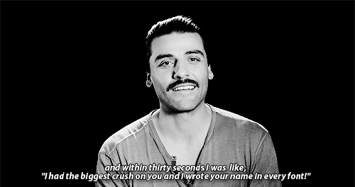 fuckyeahjessicalange:  Oscar Isaac Has a Crush on Jessica Lange 