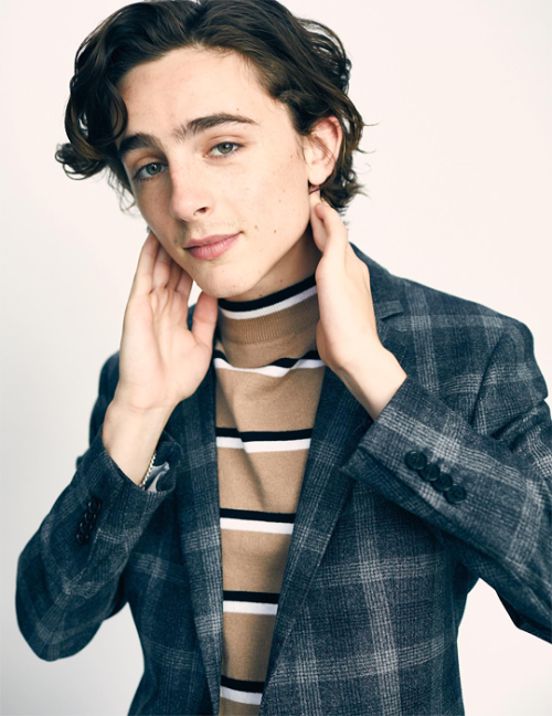 Timothee Chalamet by Billy Kidd for GQ, 2017