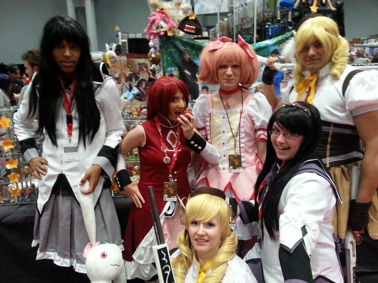 Some shots from Saturday of NYCC featuring our Puella Magi Madoka Magica group as