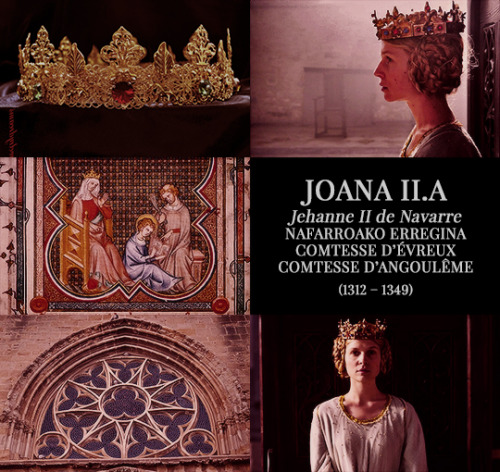 nanshe-of-nina:Navarrese infantas, part IIJoana I.a, Nafarroako erregina and reine de France. Daught