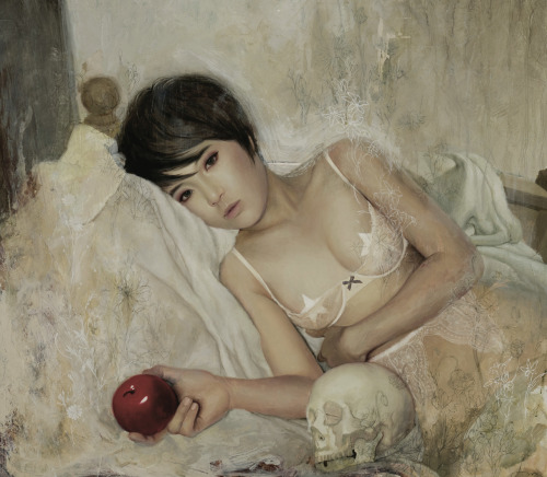 idreamofaworldofcouture:Paintings by Soey Milk
