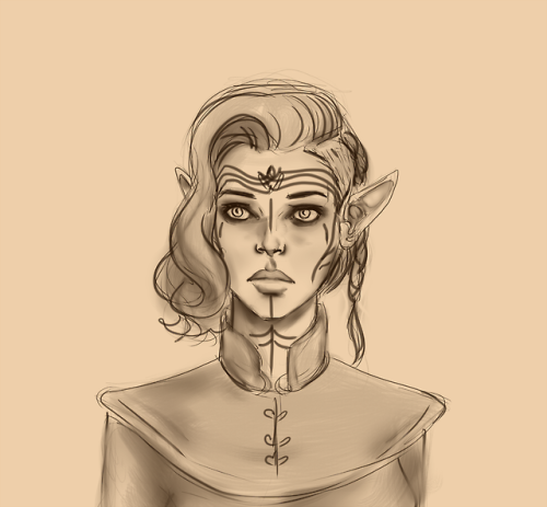 persephinae:@honeypunks  i was going through my likes and saw an your lavellan oc, so decided to dra