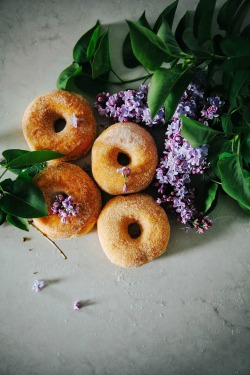 food52:  Wake up prettier.Lilac Sugar Donuts