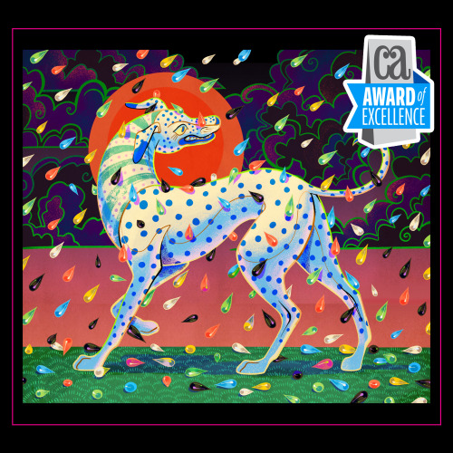 My Piece "Pitter Patter" Made It To Finalist In The Communication Arts Illustration Annual 65!!