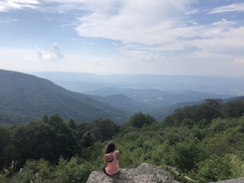 i sat on top of a mountain yesterday