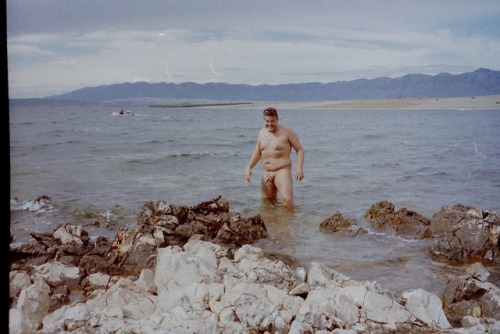 This is my first picture as a naturist. It was summer 2001 and I was on a small croatian island with